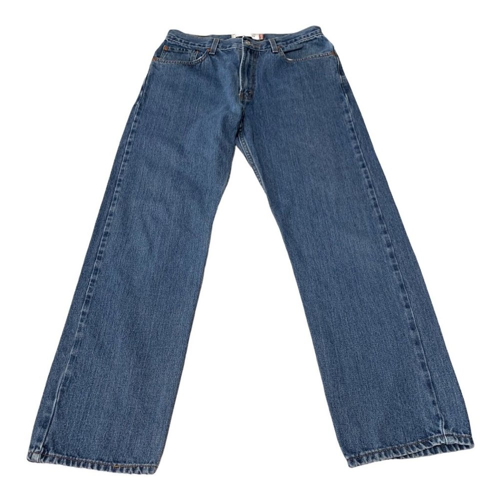 Levis 505 Men's Size 34/32 Regular Fit Straight Leg Denim Jeans GREAT COLORING